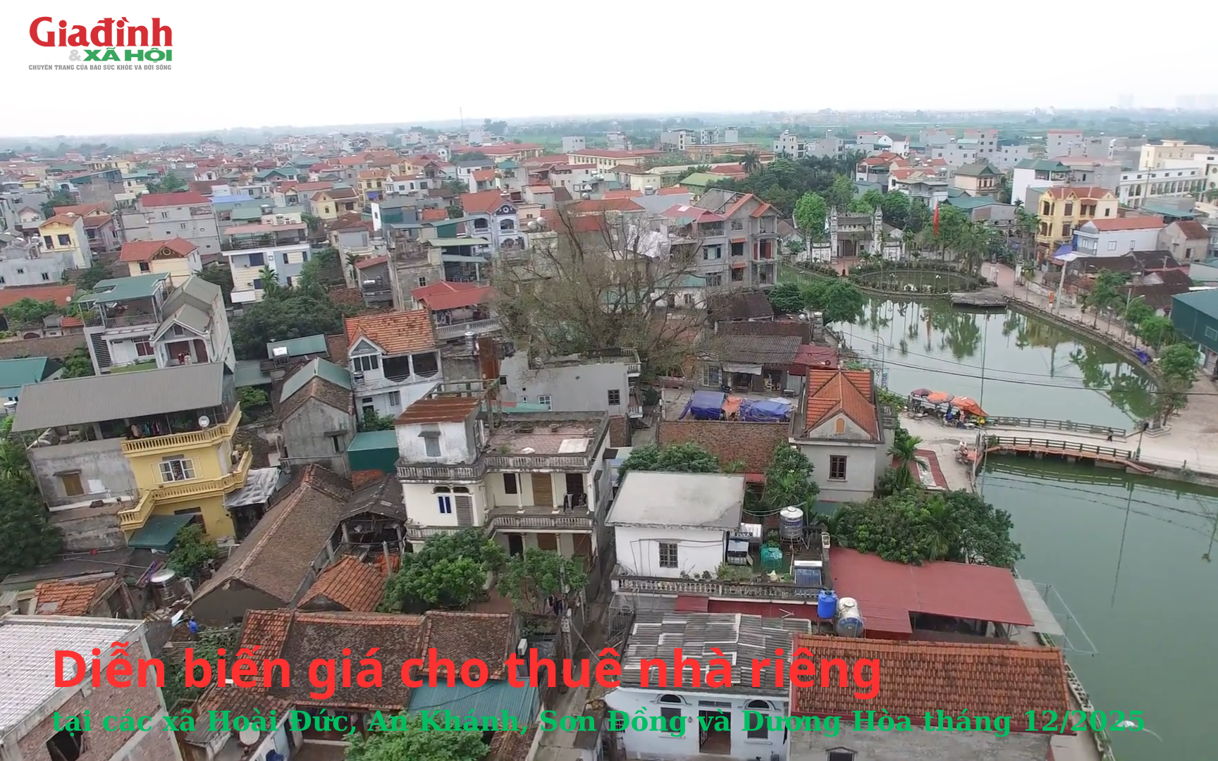 Hà Nội: Diễn biến giá cho thuê nhà riêng tại các xã Hoài Đức, An Khánh, Sơn Đồng và Dương Hòa tháng 12/2025