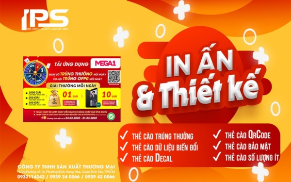 Dịch vụ in thẻ c&agrave;o: iPS cam kết chất lượng từ xưởng sản xuất - Ảnh 1.