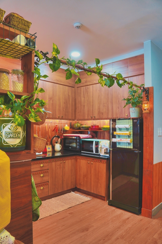 8X biến g&oacute;c nh&agrave; 3 m2 th&agrave;nh căn bếp cảm hứng Ghibli Nhật Bản - Ảnh 12.