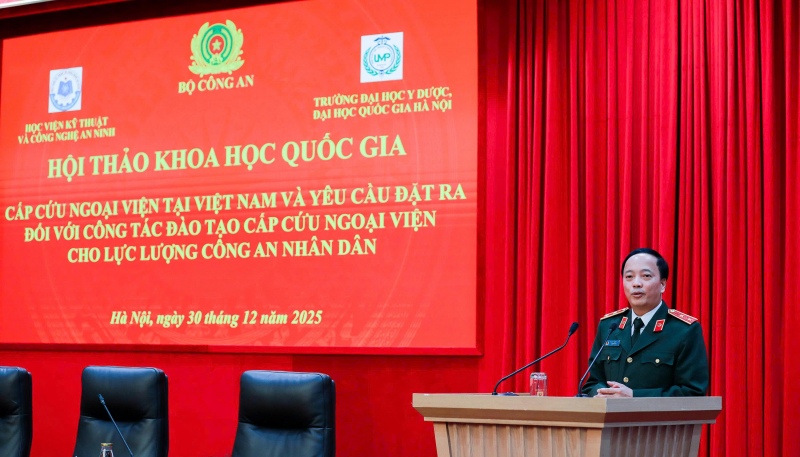 Đưa nội dung cấp cứu ngoại viện vào chương trình đào tạo trong các học viện, trường Công an nhân dân - Ảnh 1. Đưa nội dung cấp cứu ngoại viện vào chương trình đào tạo trong các học viện, trường Công an nhân dân - Ảnh 1.