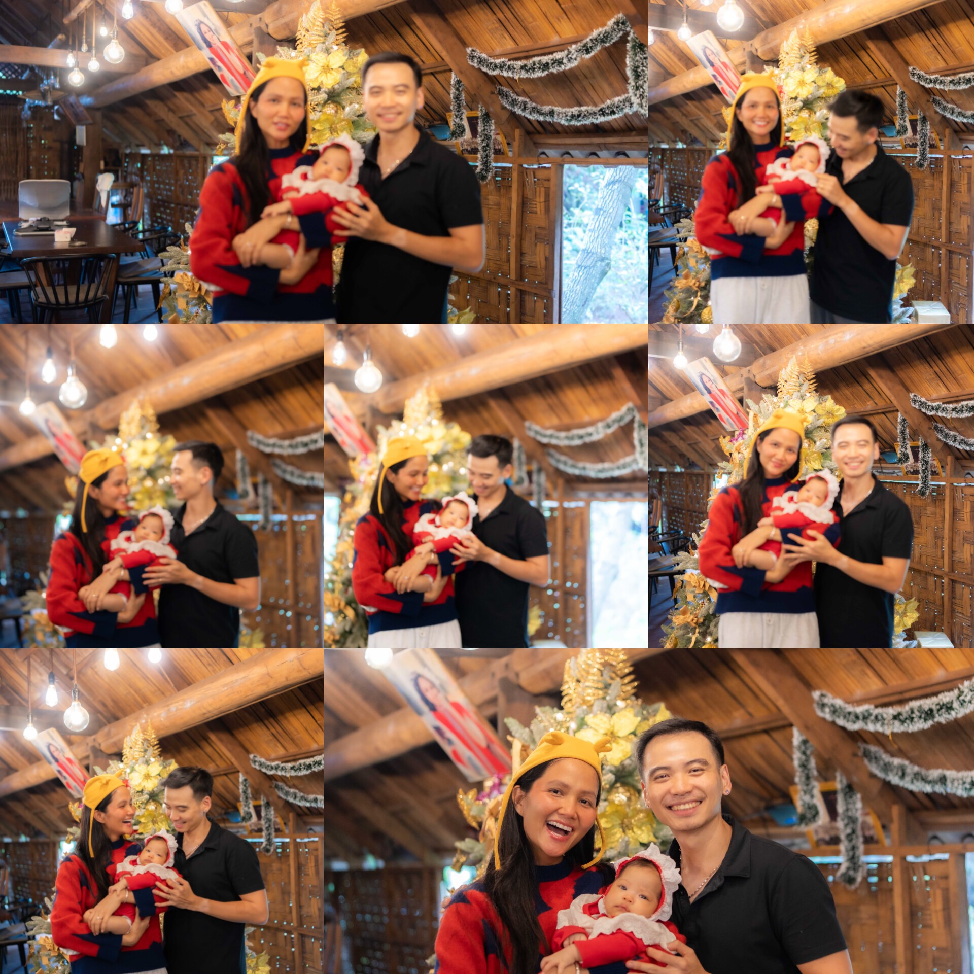 Con gái H'Hen Niê đón Giáng sinh đầu tiên đáng yêu cùng gia đình - Ảnh 8.