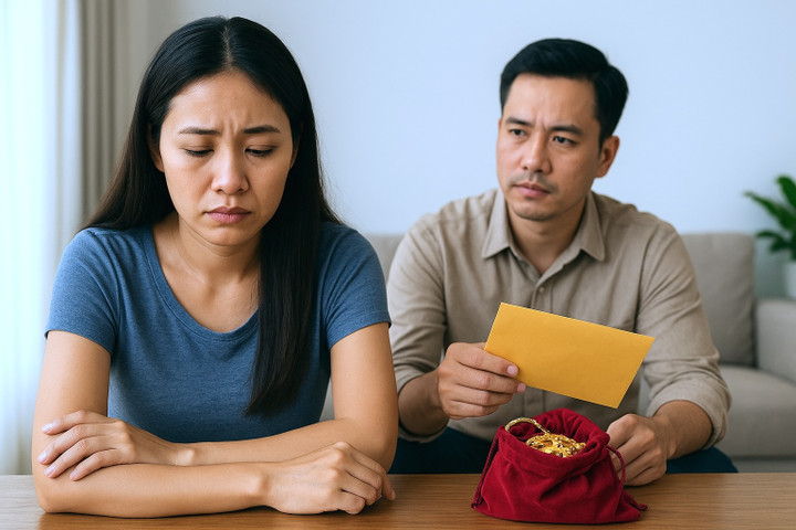 Chồng đòi ly hôn và để lại tài sản, tôi ôm túi vàng mà không biết mình sai ở đâu - Ảnh 2.