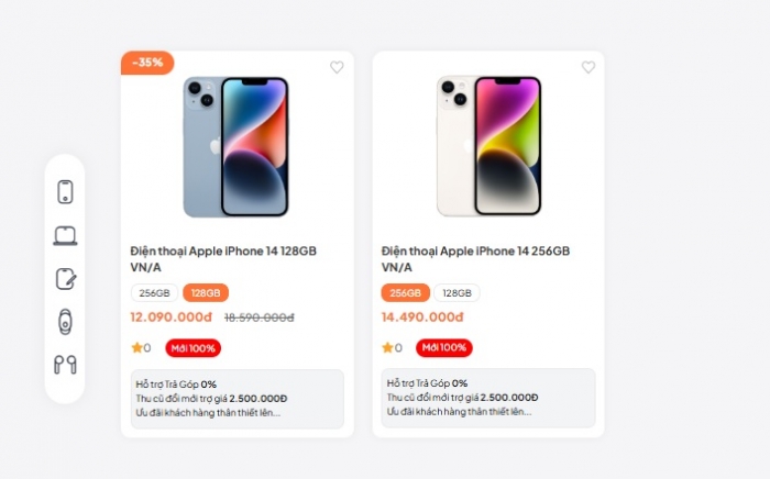 Giá iPhone 14 giảm kịch sàn , lựa chọn tuyệt vời cho người tiêu dùng Việt Nam - Ảnh 2. Giá iPhone 14 giảm kịch sàn , lựa chọn tuyệt vời cho người tiêu dùng Việt Nam - Ảnh 2.