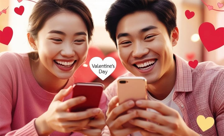 Tôi chuyển tiền cho chồng để anh 'ting ting' lại kèm lời chúc Valentine 14/2 - Ảnh 1.