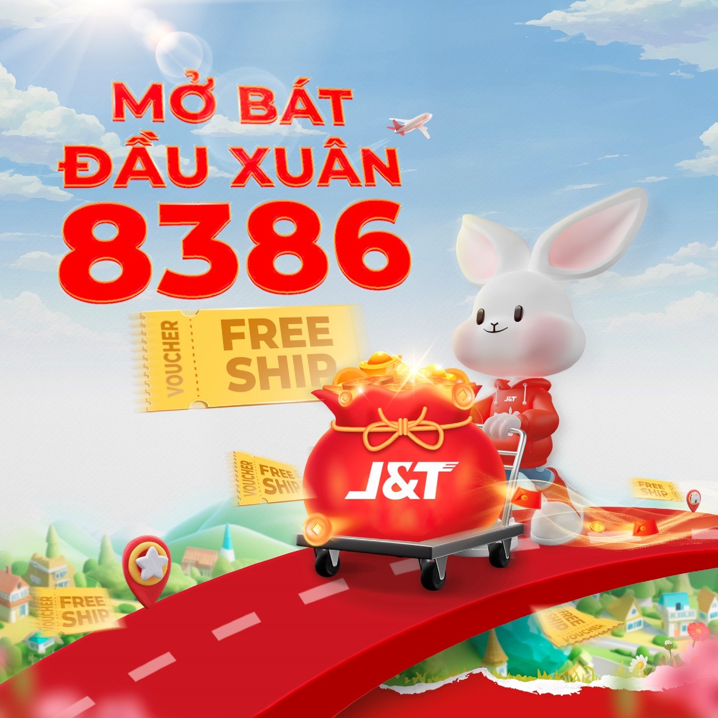 J&T Express phát hành "voucher freeship" phát tài, phát lộc đồng hành cùng chủ shop khai xuân- Ảnh 2.