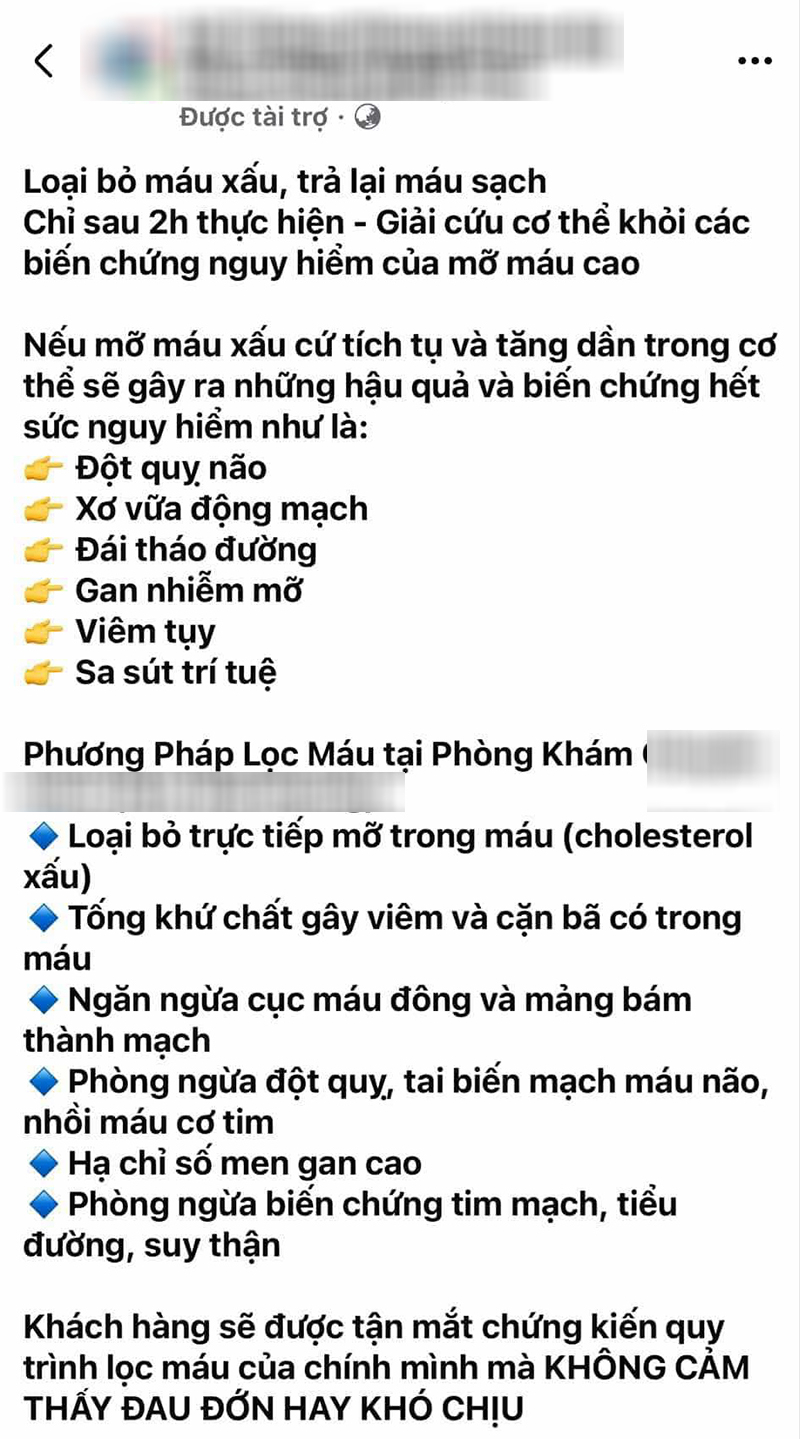 Chuyên gia nói gì về thông tin 'lọc máu giúp loại bỏ máu xấu, ngừa đột quỵ'? - Ảnh 1.