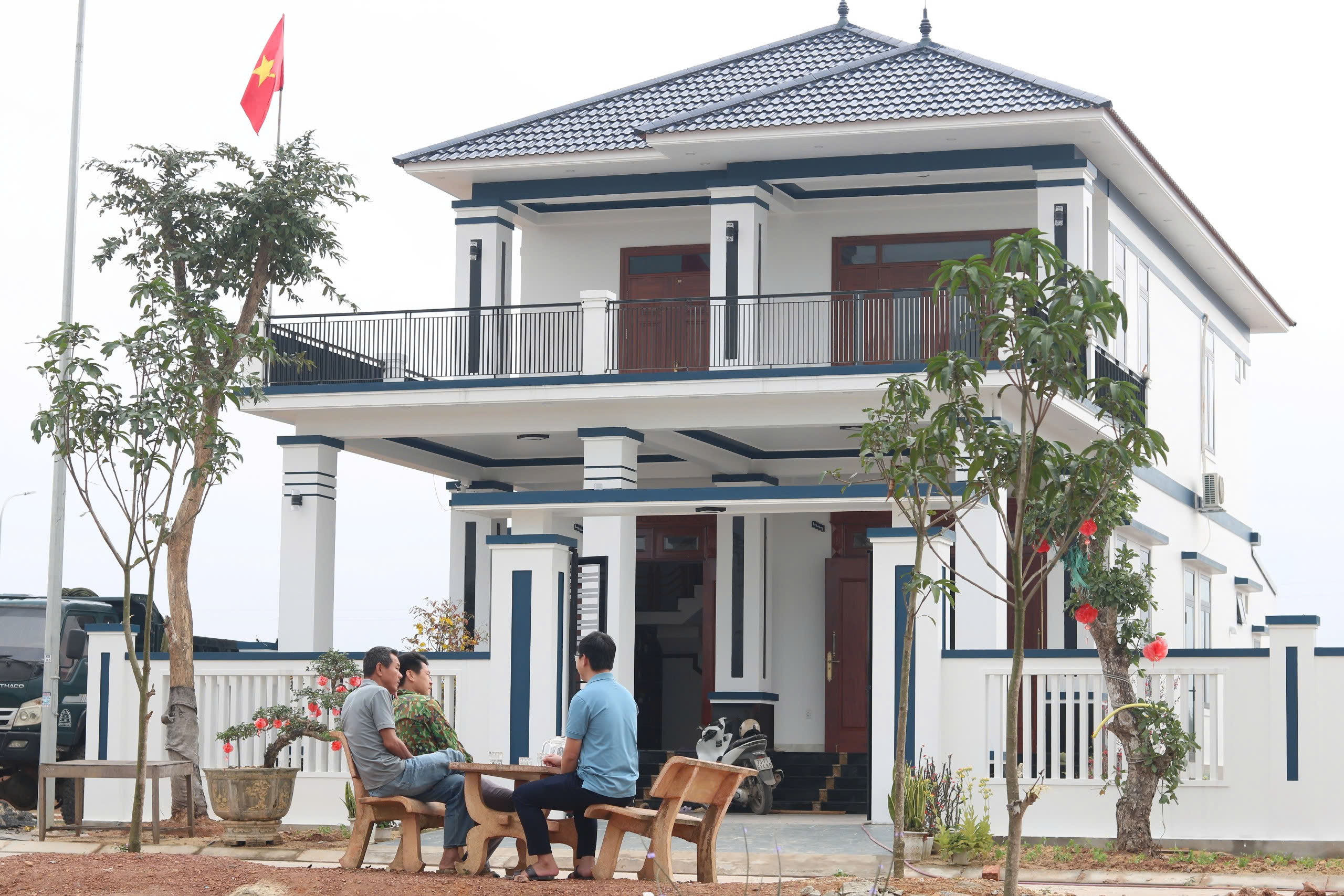 Cận cảnh những khu tái định cư khang trang dọc tuyến cáo tốc Bắc - Nam đoạn qua Quảng Bình - Ảnh 7.