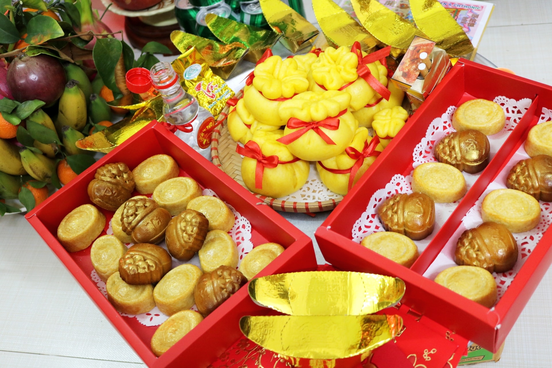 Mâm cỗ tam sên giá vài trăm ngàn đồng hút khách đặt hàng cúng ngày vía Thần Tài - Ảnh 10.