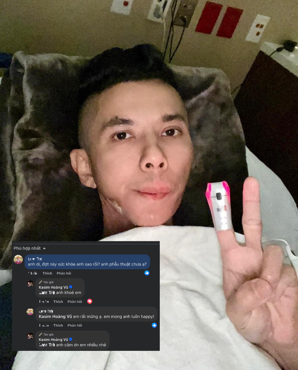 Tình trạng sức khỏe hiện tại của Kasim Hoàng Vũ- Ảnh 2. Tình trạng sức khỏe hiện tại của Kasim Hoàng Vũ- Ảnh 2.