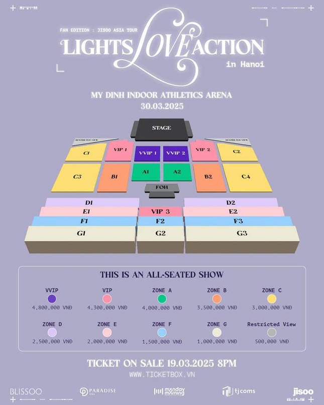 Giá vé fan meeting Jisoo BLACKPINK ở Hà Nội: Hấp dẫn hơn nhiều show trong nước - Ảnh 1.