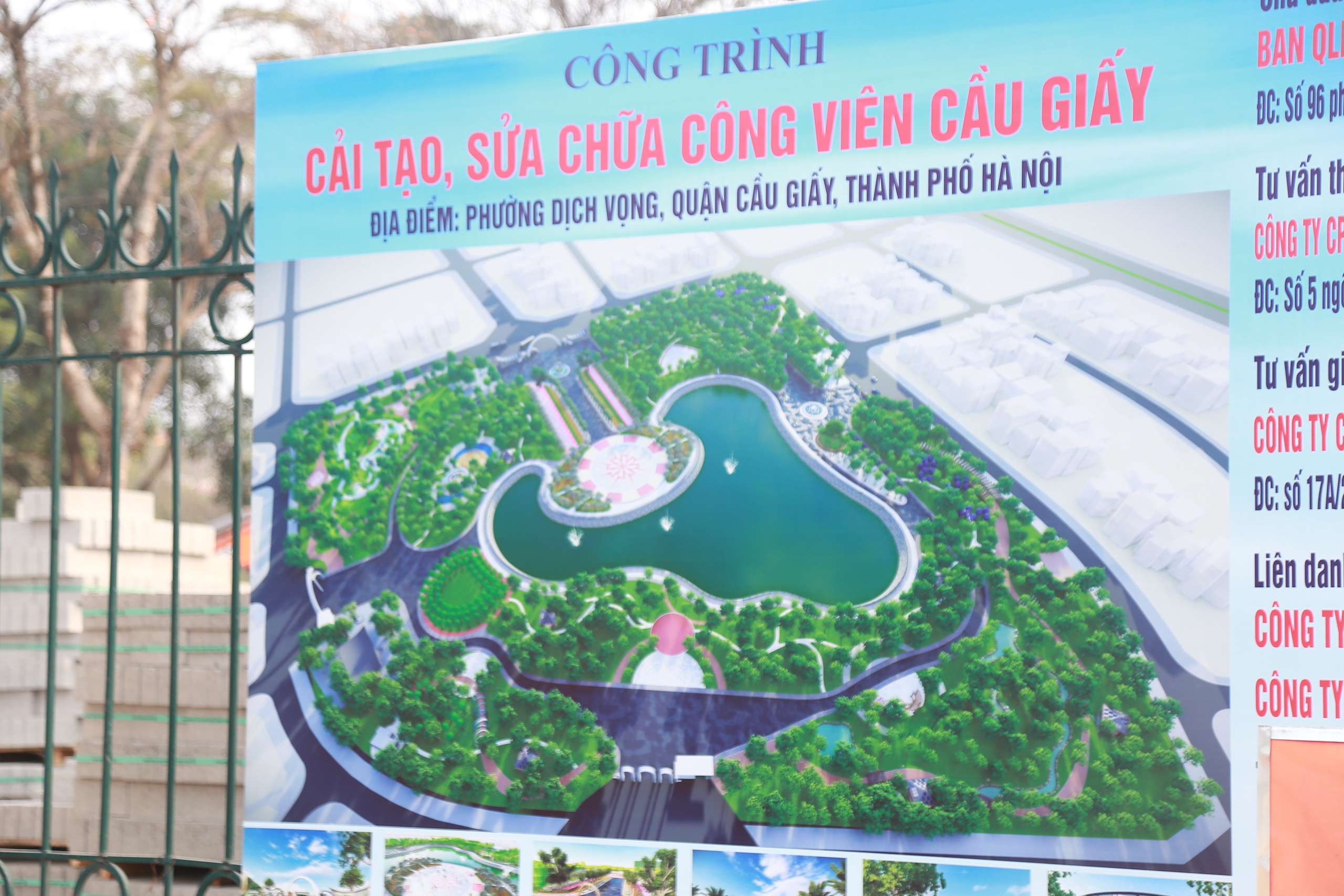 Hiện trạng 'lá phổi xanh' ở Hà Nội đang được cải tạo - Ảnh 3.