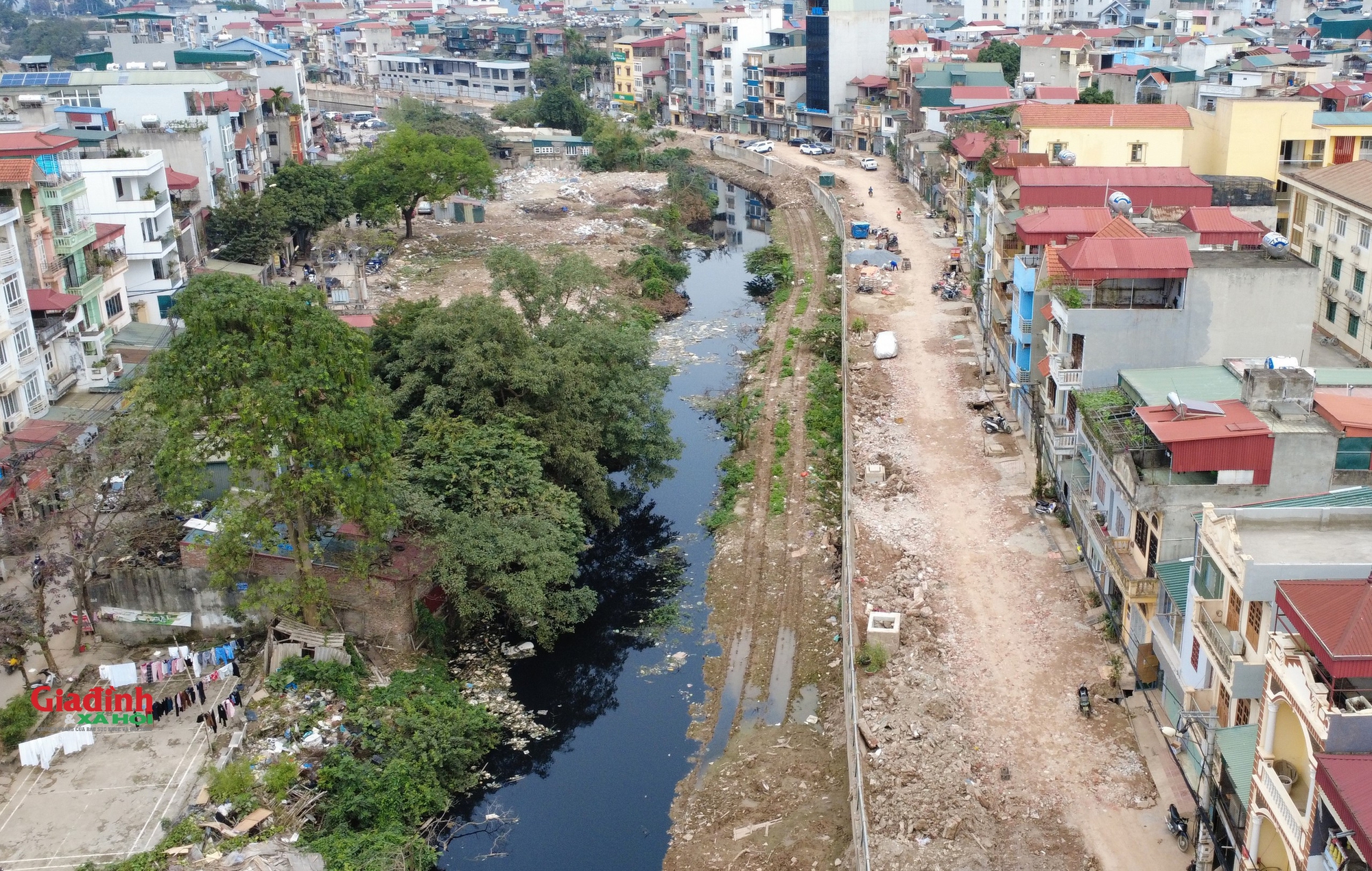 Hà Nội: Dự án kênh dẫn La Khê thi công dang dở, ngập rác thải, ô nhiễm nghiêm trọng- Ảnh 15.