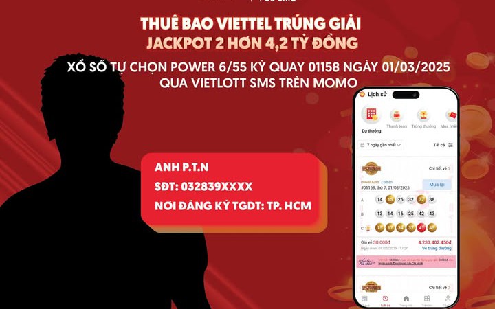 Trúng Vietlott, người chơi chia sẻ cách mua vé giúp đổi đời