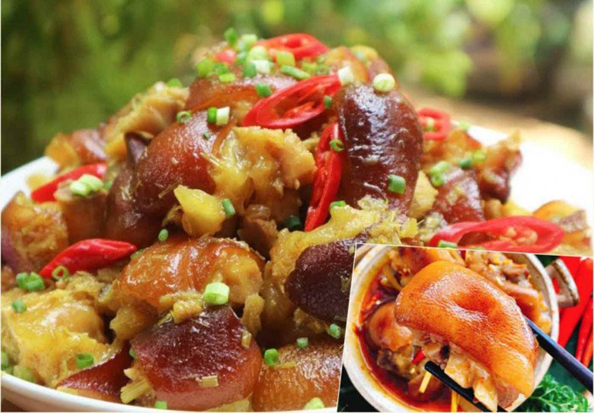 Cách nấu chân giò giả cầy không cần mẻ - Ảnh 1.