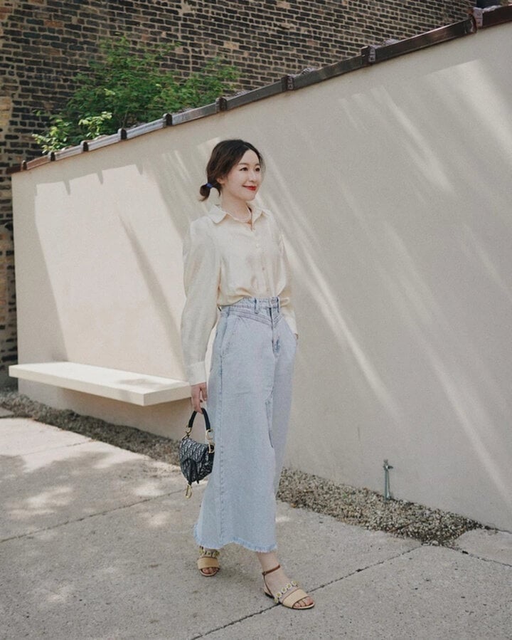 8 outfit mang may mắn, tài lộc dành cho chị em mệnh Thổ - Ảnh 6.