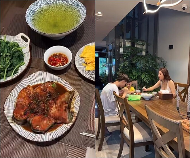 Á hậu Việt thảnh thơi nấu ăn trong căn nhà hàng chục tỷ: Toàn món ngon chị em tham khảo cho gia đình dịp nghỉ lễ- Ảnh 4. Á hậu Việt thảnh thơi nấu ăn trong căn nhà hàng chục tỷ: Toàn món ngon chị em tham khảo cho gia đình dịp nghỉ lễ- Ảnh 4.