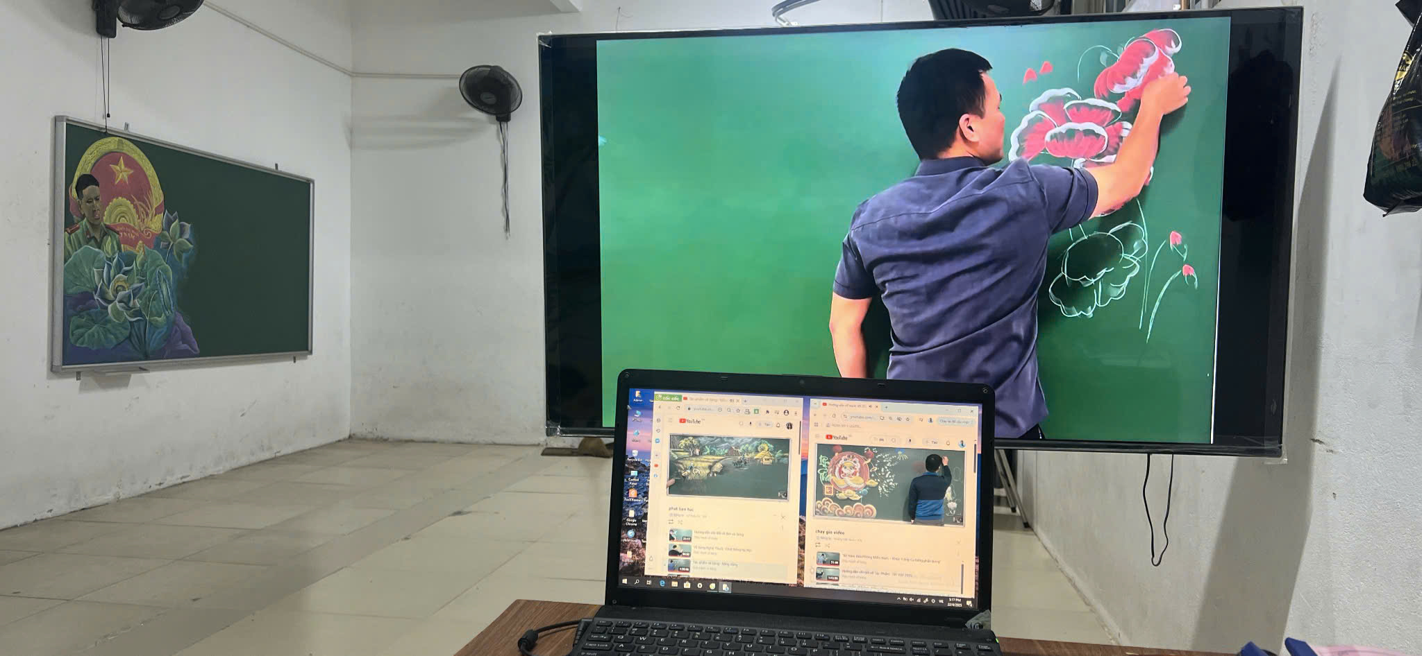Thầy giáo miền Trung vẽ chân dung thiếu tá Nguyễn Đăng Khải: Bức tranh lay động hàng triệu trái tim người Việt- Ảnh 3.