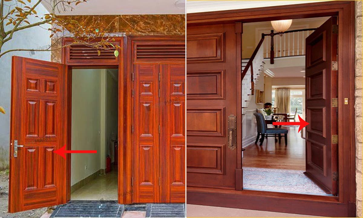 Cửa chính nên bố trí mở ra ngoài hay hướng vào trong nhà để chuẩn phong thủy?- Ảnh 2.