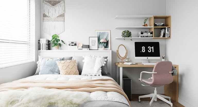 Cách decor phòng ngủ nhỏ cực chill và độc đáo bậc nhất - Ảnh 3. Cách decor phòng ngủ nhỏ cực chill và độc đáo bậc nhất - Ảnh 3.