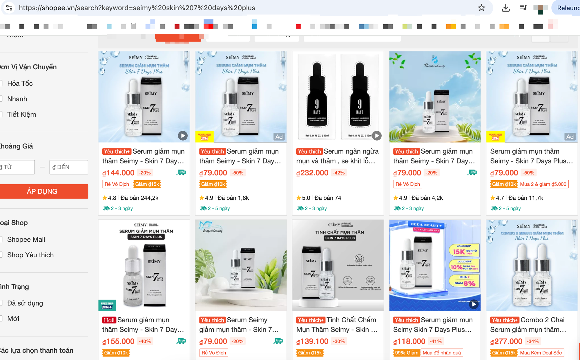 Mỹ phẩm bị làm giả ở Bắc Giang được bán trên sàn thương mại điện tử, loạn giá bán - Ảnh 2.