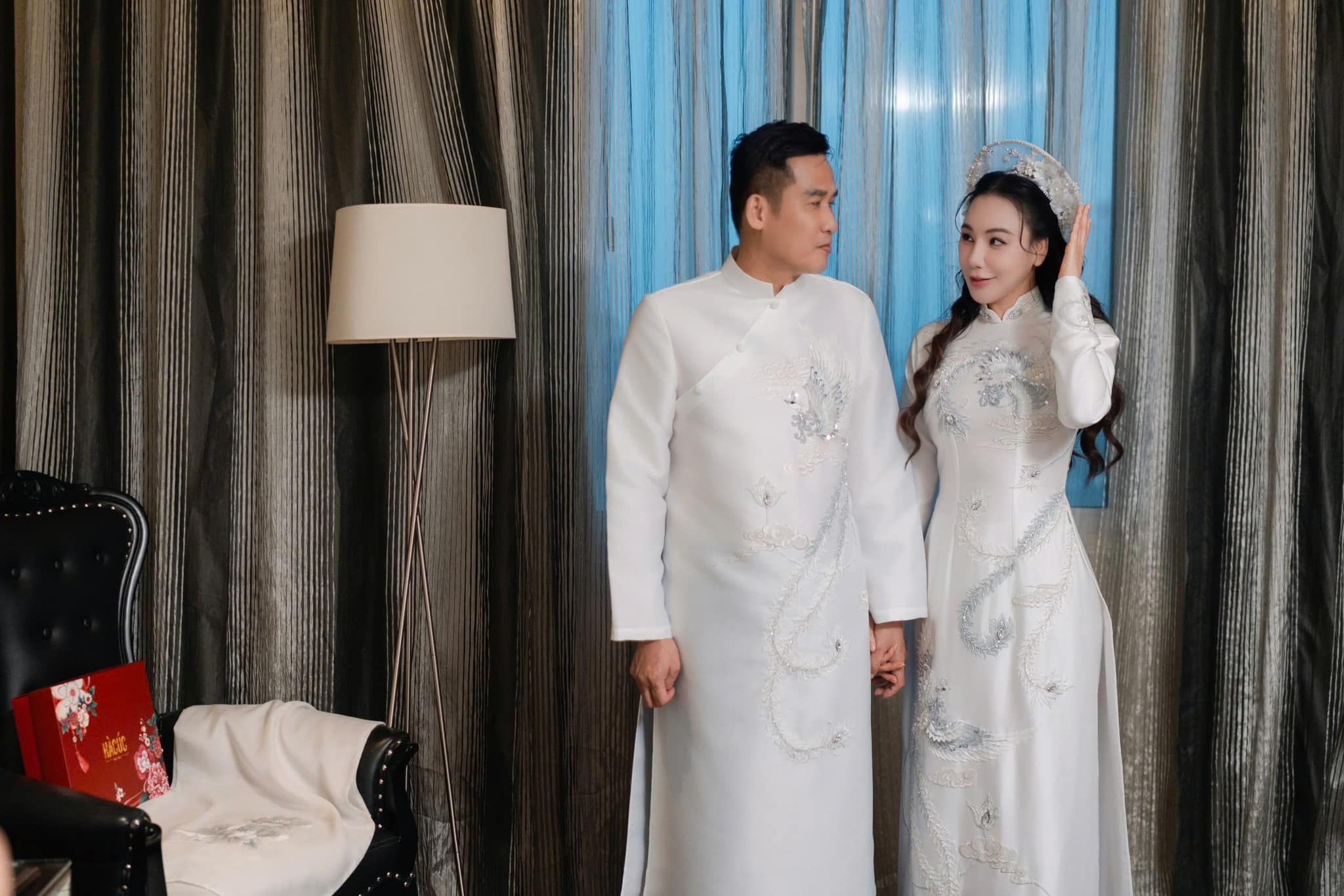 Lộ ảnh Hồ Quỳnh Hương chọn đồ cưới cùng chồng điển trai, hiền lành- Ảnh 6.