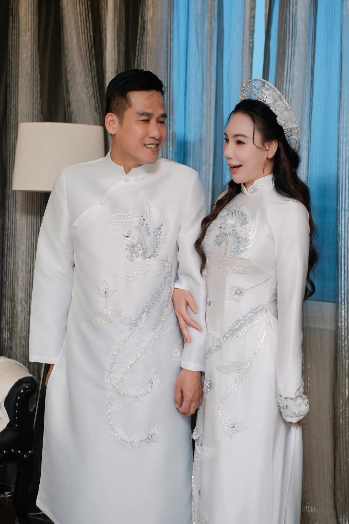 Lộ ảnh Hồ Quỳnh Hương chọn đồ cưới cùng chồng điển trai, hiền lành- Ảnh 9.