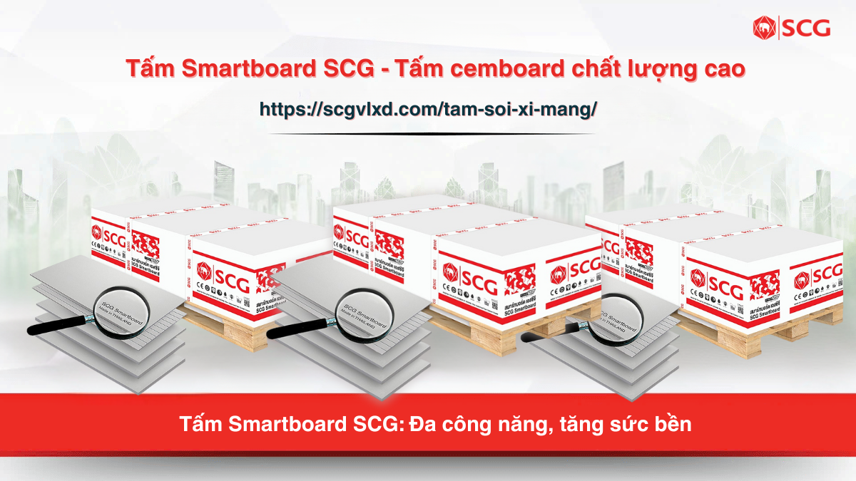 VLXD SCG cung cấp tấm xi măng Smartboard SCG và ngói lợp chất lượng cao - Ảnh 2.