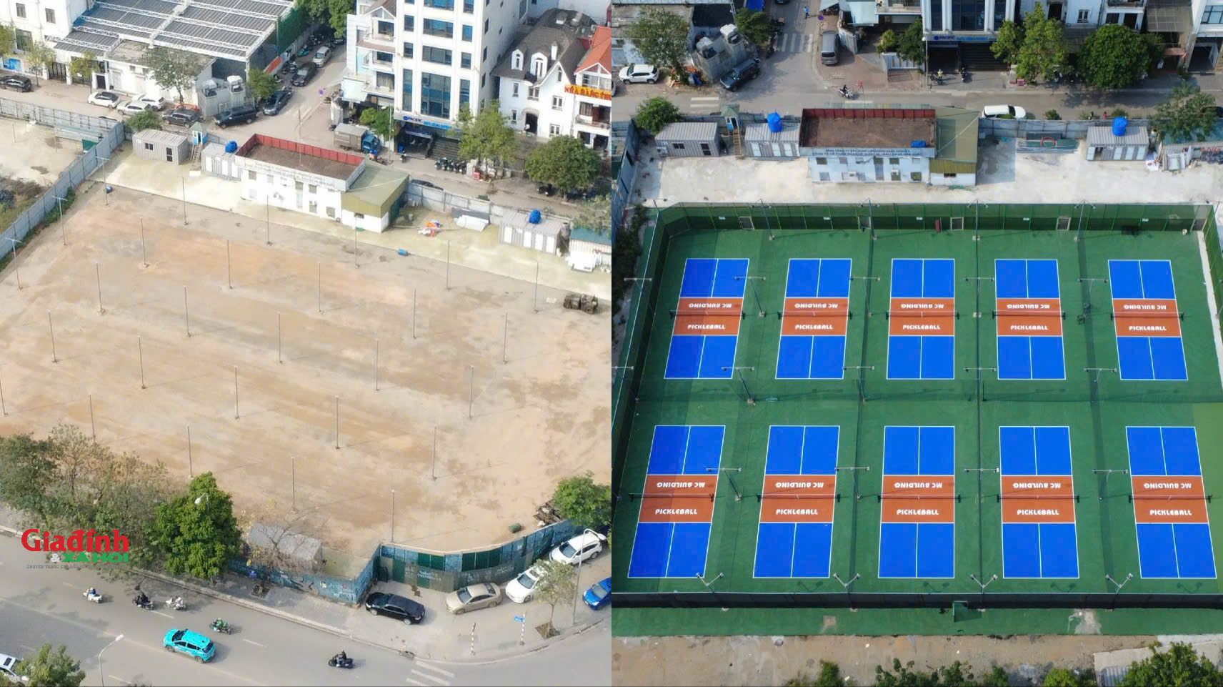 Vụ sân pickleball 'mọc' trên đất dự án KĐT mới Cầu Giấy: Ngừng cung cấp dịch vụ điện, nước đối với công trình vi phạm - Ảnh 4.