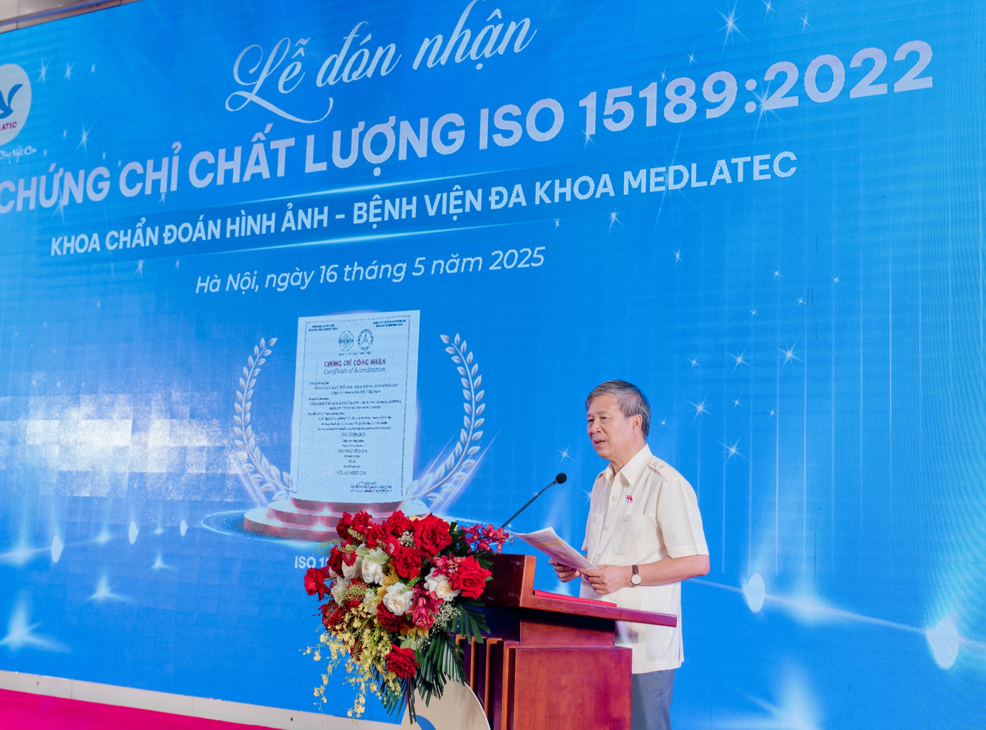 Đơn vị y tế đầu tiên Việt Nam nhận chứng chỉ chẩn đoán hình ảnh tiêu chuẩn quốc tế ISO 15189:2022 - Ảnh 1.