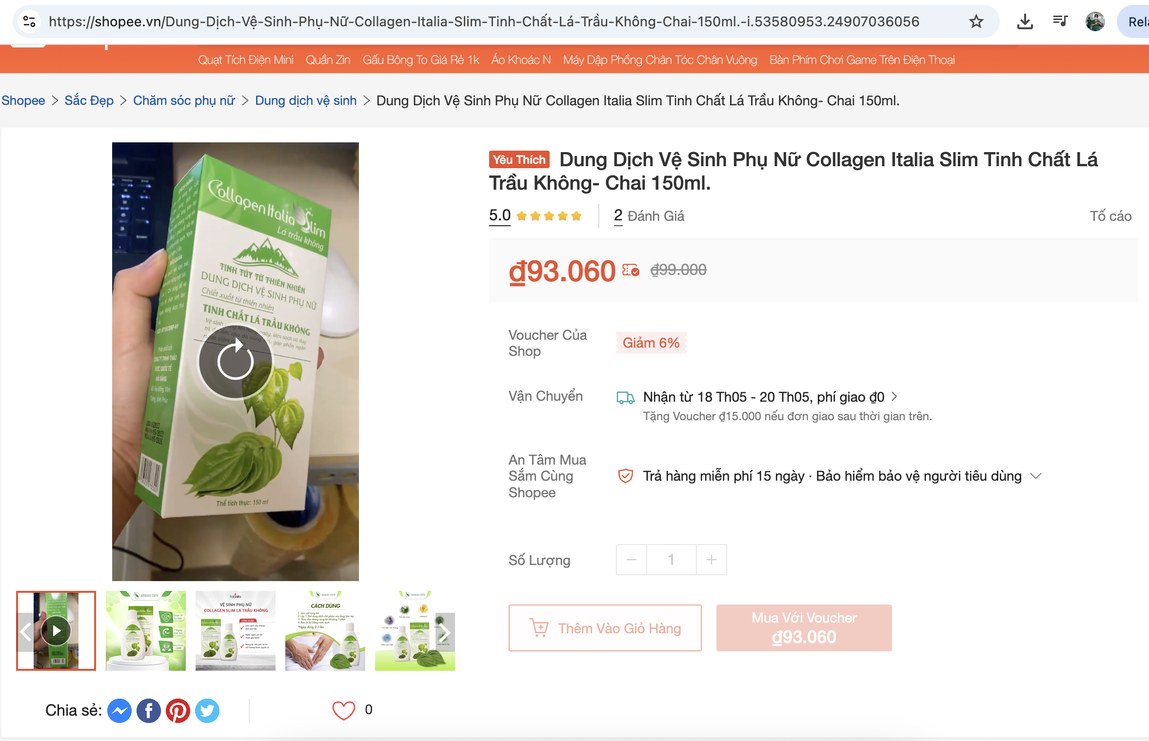 Bất chấp 'lệnh' thu hồi để tiêu hủy do không đạt chất lượng, dung dịch vệ sinh Collagen Italia Slim trầu không vẫn được bán tràn lan- Ảnh 3.