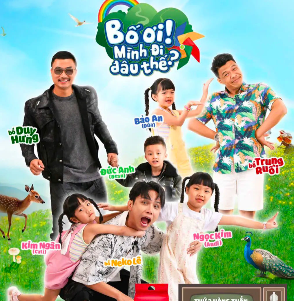 Anh tài Neko Lê, Trung Ruồi, Duy Hưng tham gia Bố ơi mình đi đâu thế?
- Ảnh 1. Anh tài Neko Lê, Trung Ruồi, Duy Hưng tham gia Bố ơi mình đi đâu thế?
- Ảnh 1.