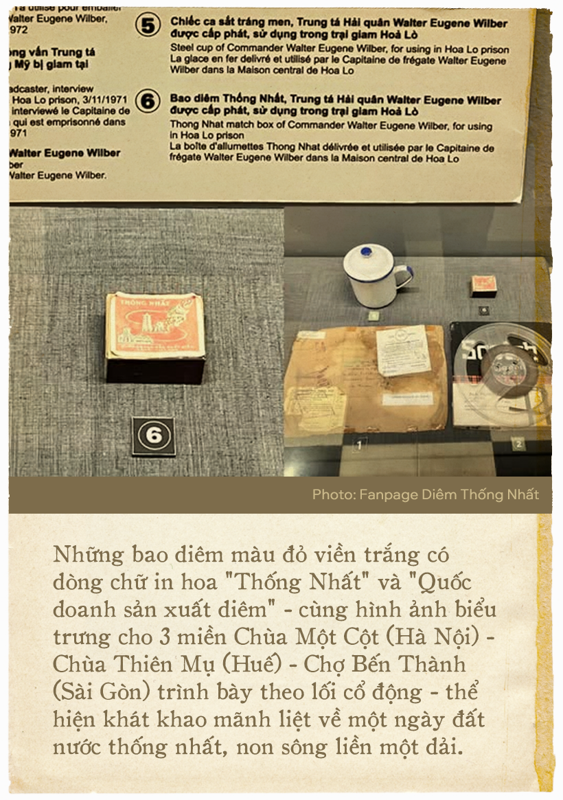 Bao diêm Thống Nhất trong Nhà tù Hỏa Lò và “vũ khí” sắc bén thể hiện khát vọng Việt Nam, di sản một thời - Ảnh 2. Bao diêm Thống Nhất trong Nhà tù Hỏa Lò và “vũ khí” sắc bén thể hiện khát vọng Việt Nam, di sản một thời - Ảnh 2.