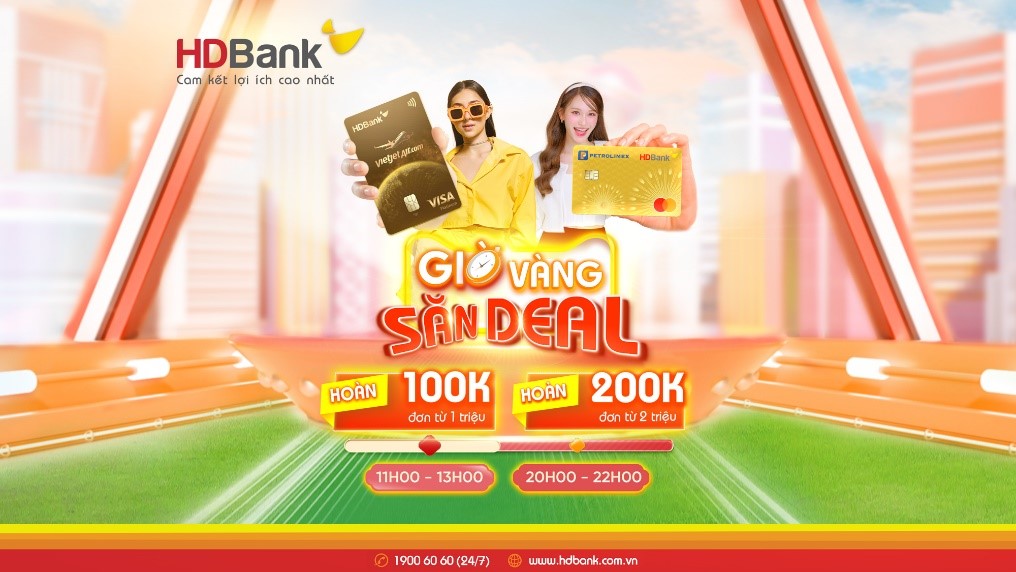 Ưu đãi hè siêu hời chỉ dành cho chủ thẻ HDBank- Ảnh 1. Ưu đãi hè siêu hời chỉ dành cho chủ thẻ HDBank- Ảnh 1.