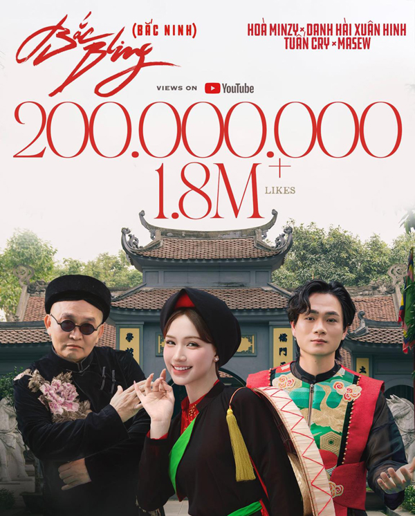 Nữ ca sĩ 9X quê Bắc Ninh 'vượt mặt' Sơn Tùng - MTP có MV phá 200 triệu views nhanh nhất lịch sử - Ảnh 2. Nữ ca sĩ 9X quê Bắc Ninh 'vượt mặt' Sơn Tùng - MTP có MV phá 200 triệu views nhanh nhất lịch sử - Ảnh 2.