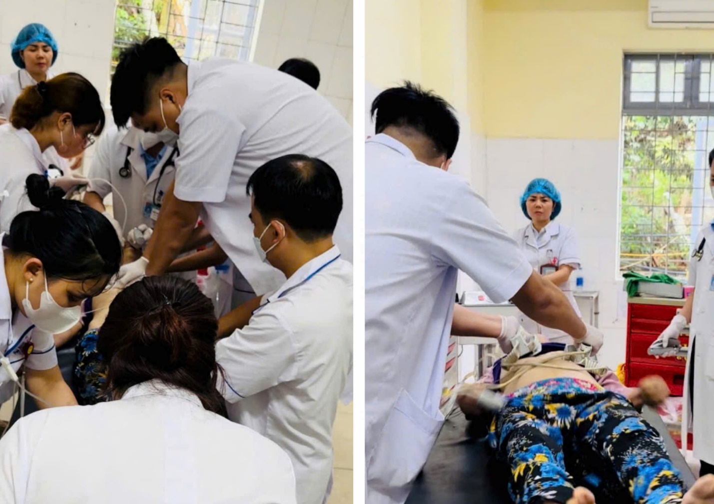 50 phút 'nghẹt thở' cứu sống ngoạn mục cụ bà 70 tuổi ngừng tim giữa chợ