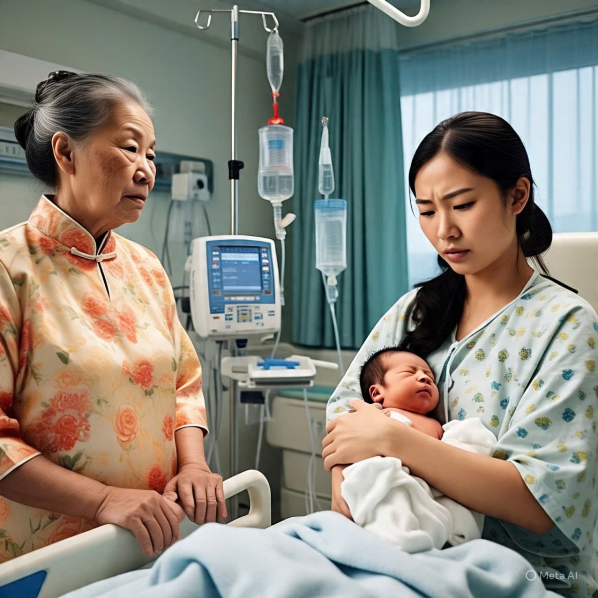 Hai mẹ lên chăm con dâu đẻ nhưng mẹ chồng không đụng tay việc gì - Ảnh 1. Hai mẹ lên chăm con dâu đẻ nhưng mẹ chồng không đụng tay việc gì - Ảnh 1.