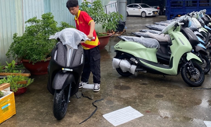 Xe ga 125cc giá 44 triệu đồng siêu tiết kiệm xăng của Yamaha đẹp cổ điển, xịn ngang SH Mode- Ảnh 3. Xe ga 125cc giá 44 triệu đồng siêu tiết kiệm xăng của Yamaha đẹp cổ điển, xịn ngang SH Mode- Ảnh 3.
