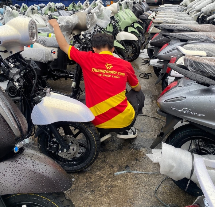 Xe ga 125cc giá 44 triệu đồng siêu tiết kiệm xăng của Yamaha đẹp cổ điển, xịn ngang SH Mode- Ảnh 5. Xe ga 125cc giá 44 triệu đồng siêu tiết kiệm xăng của Yamaha đẹp cổ điển, xịn ngang SH Mode- Ảnh 5.