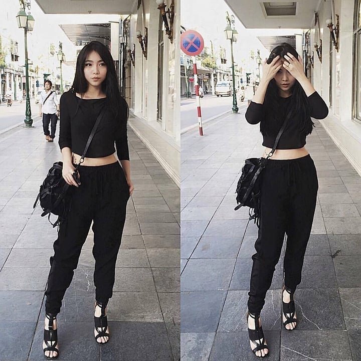 Áo crop top mặc với quần gì, váy gì hợp? - Ảnh 3. Áo crop top mặc với quần gì, váy gì hợp? - Ảnh 3.