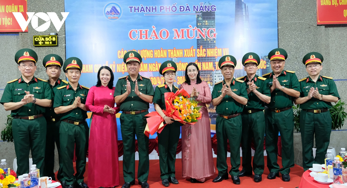 Đà Nẵng đón hơn 500 cán bộ, chiến sĩ hoàn thành diễu binh, diễu hành trở về - Ảnh 6. Đà Nẵng đón hơn 500 cán bộ, chiến sĩ hoàn thành diễu binh, diễu hành trở về - Ảnh 6.