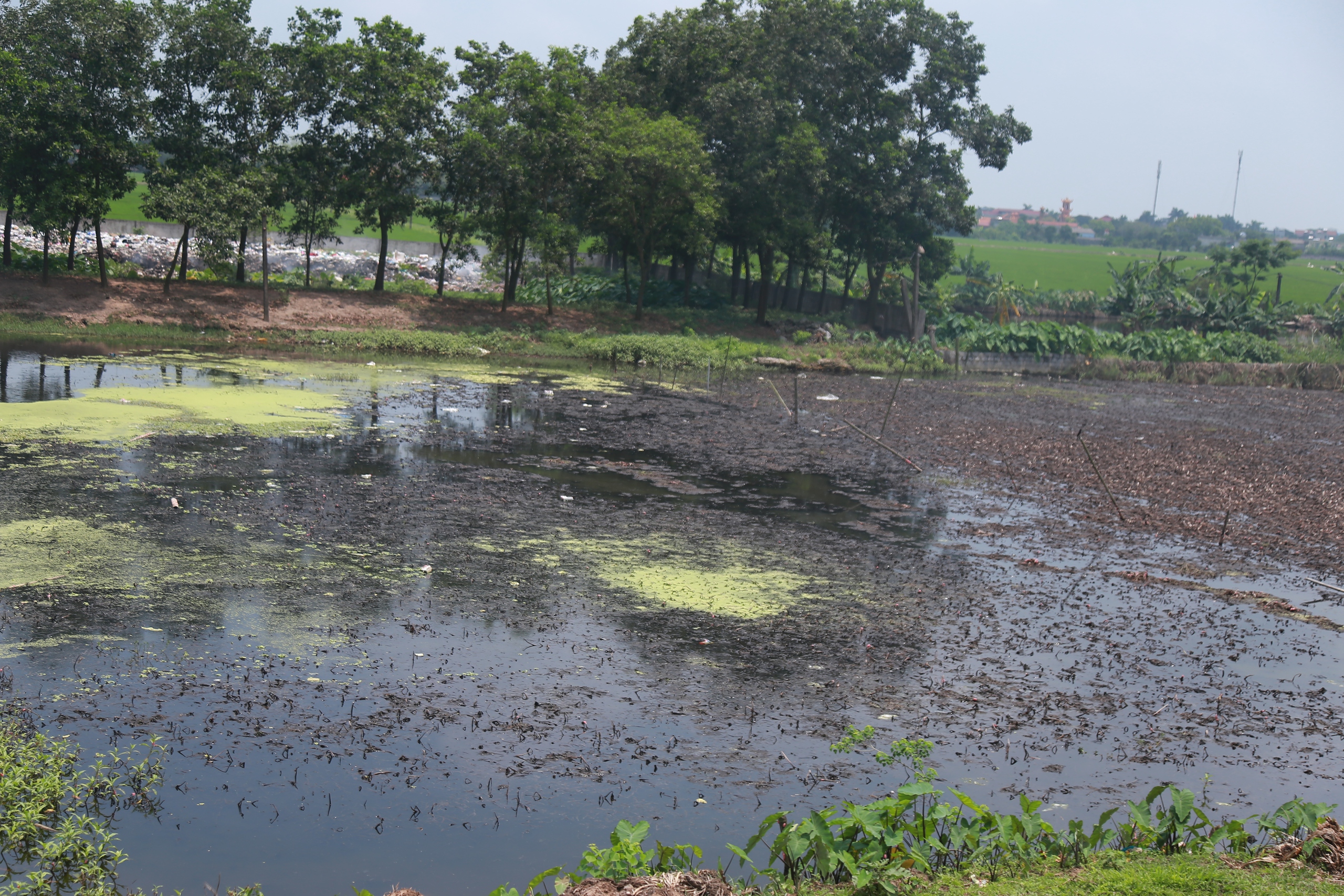 Nam Định: Bãi chôn lấp rác tại các xã ở Vụ Bản 'biến' thành 'lò đốt lộ thiên'- Ảnh 13. Nam Định: Bãi chôn lấp rác tại các xã ở Vụ Bản 'biến' thành 'lò đốt lộ thiên'- Ảnh 13.