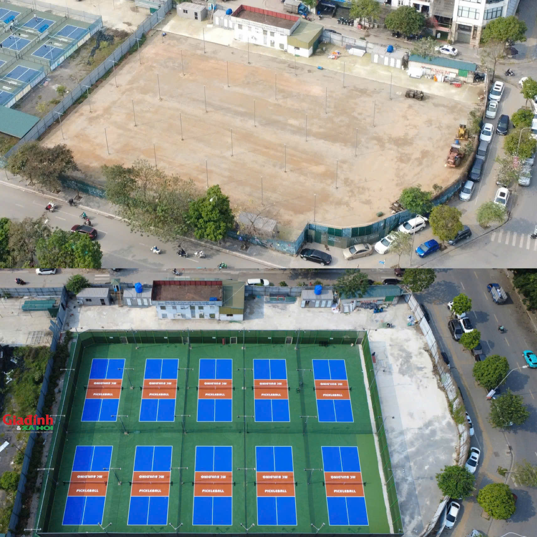 'Xẻ thịt' đất dự án để kinh doanh sân pickleball ở Cầu Giấy: Vi phạm mở rộng với mức độ nghiêm trọng - Ảnh 5. 'Xẻ thịt' đất dự án để kinh doanh sân pickleball ở Cầu Giấy: Vi phạm mở rộng với mức độ nghiêm trọng - Ảnh 5.