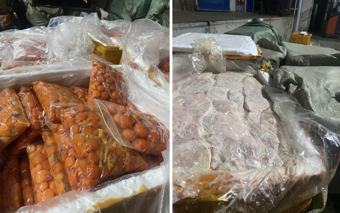 Hà Nội: Phát hiện hơn 7 tấn trứng non, tràng gà, nầm lợn nhiều 'không' chuẩn bị đến tay người tiêu dùng