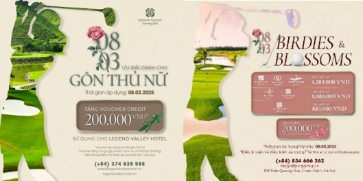 Khách sạn Legend Valley chào đón phái đẹp dịp 8/3 tới với Hà Nam- Ảnh 1. Khách sạn Legend Valley chào đón phái đẹp dịp 8/3 tới với Hà Nam- Ảnh 1.