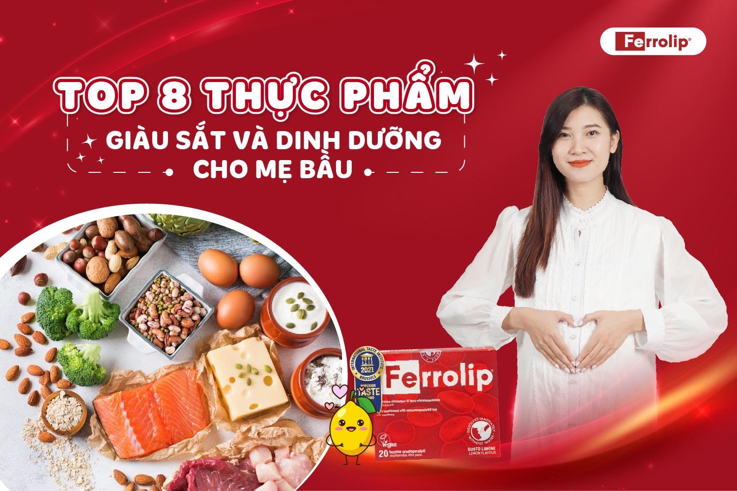 Top 8 thực phẩm giàu sắt và dinh dưỡng cho mẹ bầu- Ảnh 1. Top 8 thực phẩm giàu sắt và dinh dưỡng cho mẹ bầu- Ảnh 1.