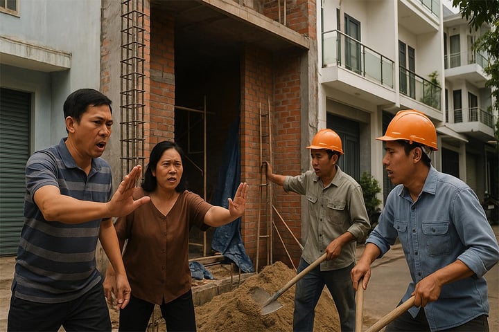 Xây nhà 2 năm không xong vì bị hàng xóm làm khó, tôi chỉ còn thiếu nước quỳ lạy - Ảnh 3. Xây nhà 2 năm không xong vì bị hàng xóm làm khó, tôi chỉ còn thiếu nước quỳ lạy - Ảnh 3.