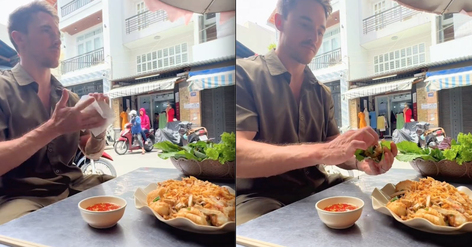Khách Tây ăn thử 1 món bánh mì rất lạ ở Việt Nam, nhiều người Việt sửng sốt vì lần đầu nghe tên