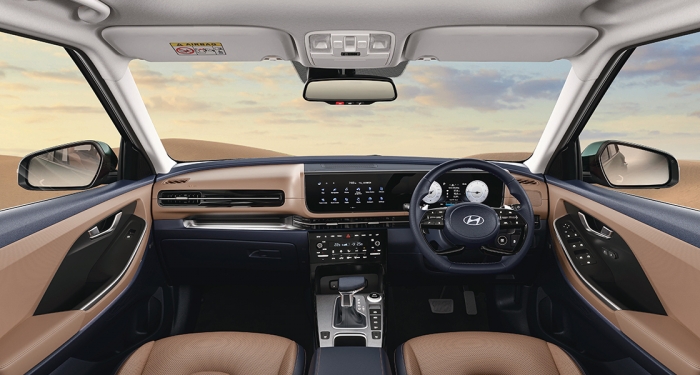 Xe gầm cao SUV hạng C giá 479 triệu đồng của Hyundai đẹp chẳng kém Toyota Fortuner, Everest, rẻ hơn SUV hạng B có gì đặc biệt khi ra mắt ở Ấn Độ?- Ảnh 6. Xe gầm cao SUV hạng C giá 479 triệu đồng của Hyundai đẹp chẳng kém Toyota Fortuner, Everest, rẻ hơn SUV hạng B có gì đặc biệt khi ra mắt ở Ấn Độ?- Ảnh 6.