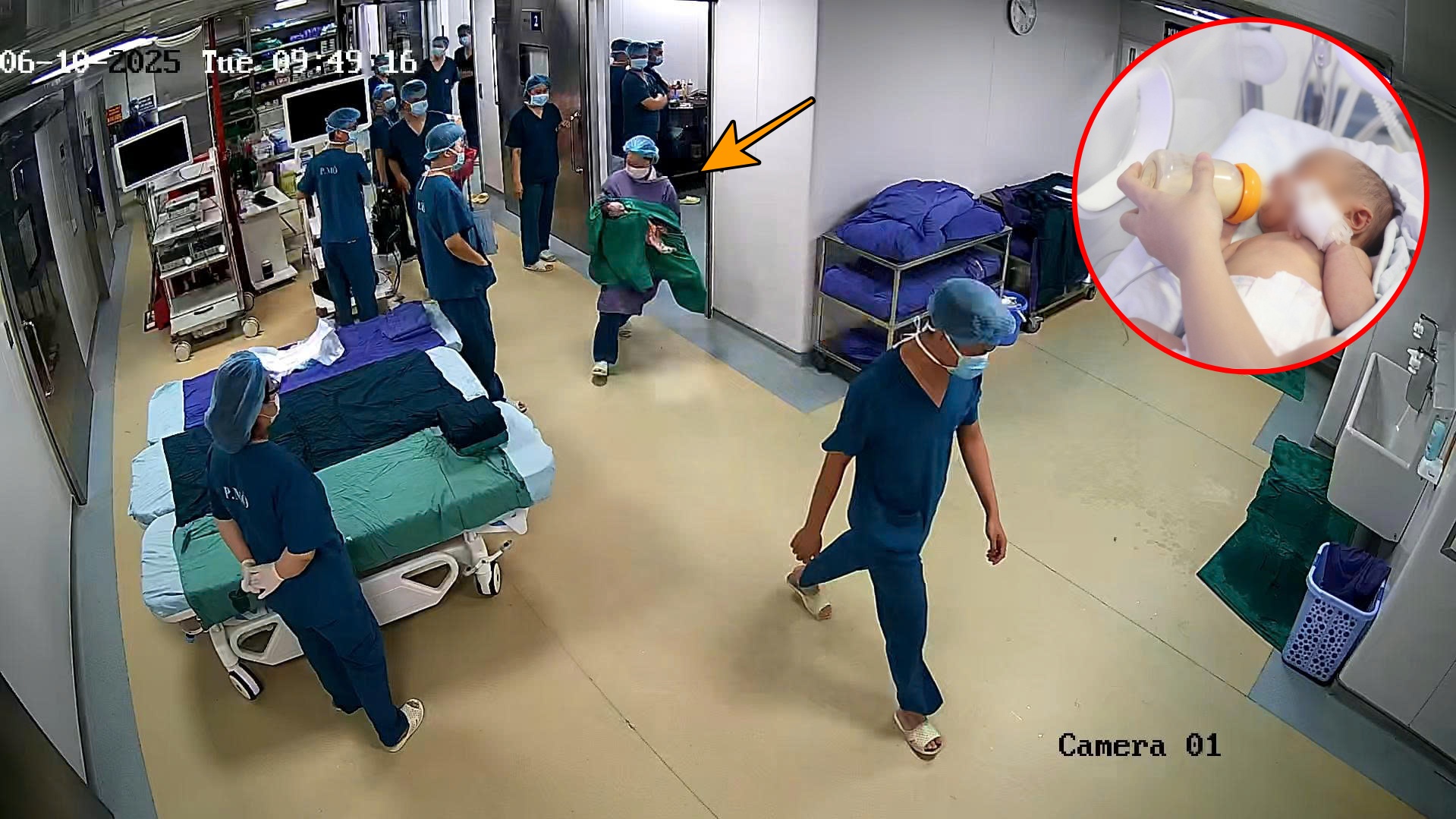 Bé trai sơ sinh ở Hà Nội tiên lượng nặng bật tiếng khóc đầu tiên, cả phòng mổ vỡ òa