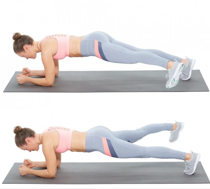 8 biến thể Plank giúp giảm mỡ toàn thân, bụng săn chắc siêu đẹp- Ảnh 6. 8 biến thể Plank giúp giảm mỡ toàn thân, bụng săn chắc siêu đẹp- Ảnh 6.
